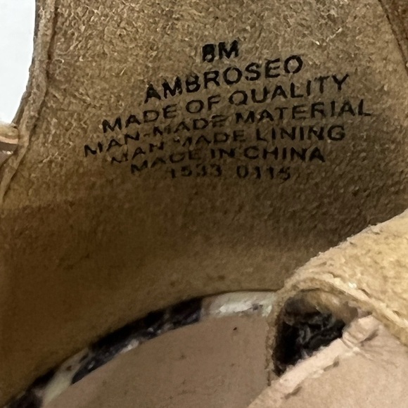 Nine West Ambroseo Lace-Up Caged Sandals - Size 8 - Picture 11 of 13